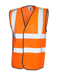 Uneek High Visibility Vest Yellow/Orange UC801