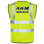 AGM Sevices High Visibility Vest Yellow