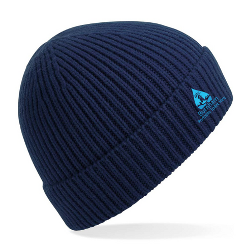 BPTH Engineered Knit Ribbed Beanie - Navy