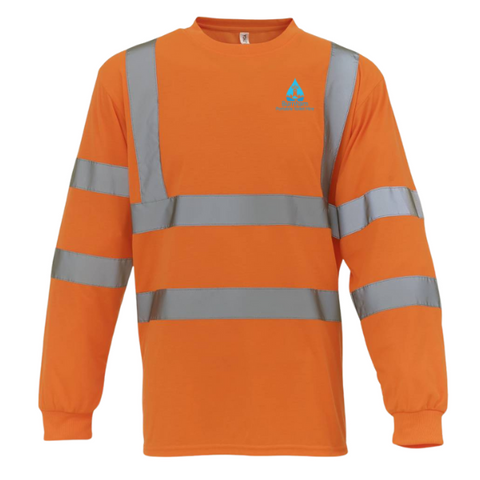 BPTH Hi Vis Long Sleeve T-shirt- Orange