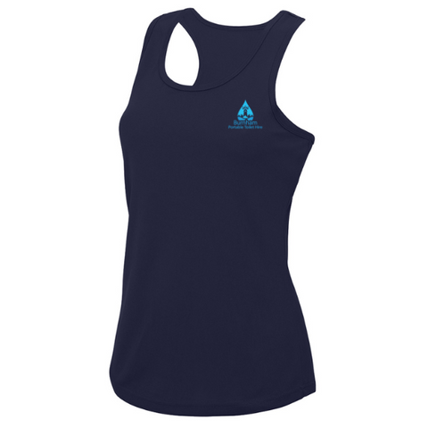 BPTH Ladies Polyester Vest- Navy
