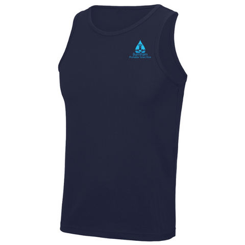 BPTH Mens Polyester Vest- Navy
