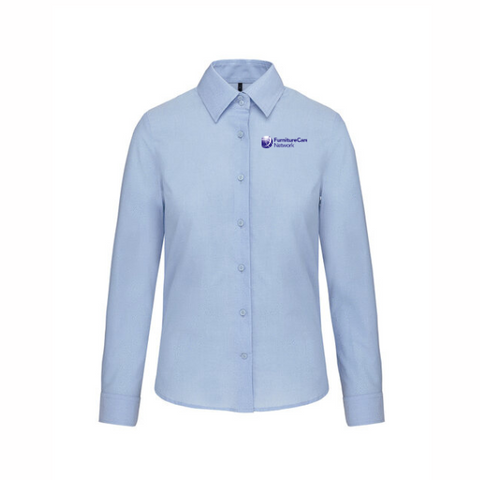 Castelan Group Long Sleeve Ladies Oxford Shirt