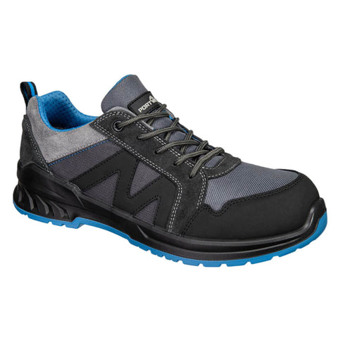 Composite Textile & Suede Trainer S1PS SR FO Black/Blue