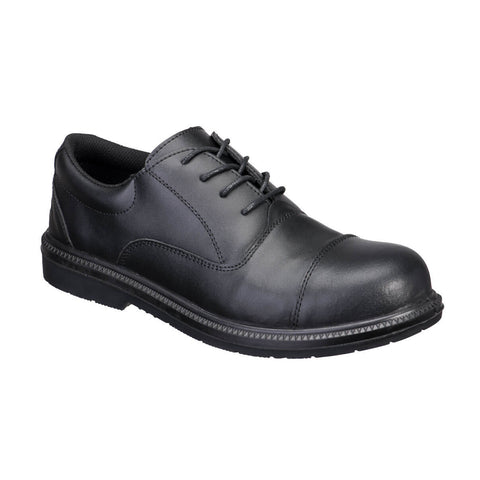 Steel Action Leather Executive Shoe S3 SR FO Black