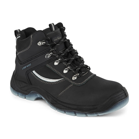 Steel Leather Hiker Boot S3 SRC Black