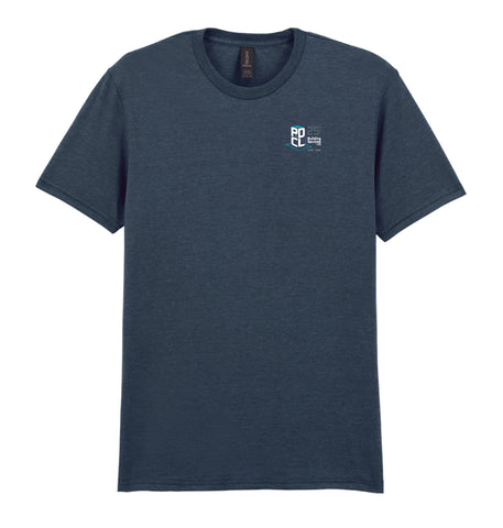 PD&CL Mens Round Neck T-shirt - Dark Heather