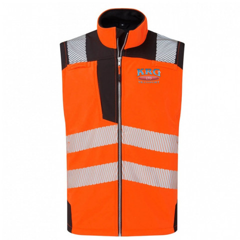 KRG Transport Portwest Hi Viz Softshell Gilet