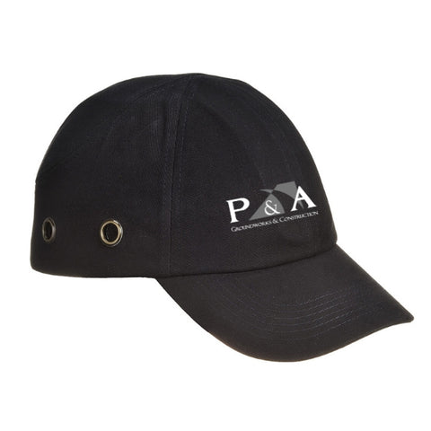 P&A Groundworks Bump Cap - Black