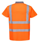 RTK Group Hi Viz Short Sleeved Polo Shirt - Orange/Yellow