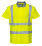 Jays Hi Viz Short Sleeved Polo Shirt - Orange/Yellow