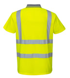 RTK Group Hi Viz Short Sleeved Polo Shirt - Orange/Yellow