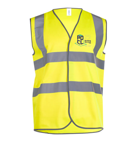 PD&CL Hi Viz Vest - Yellow