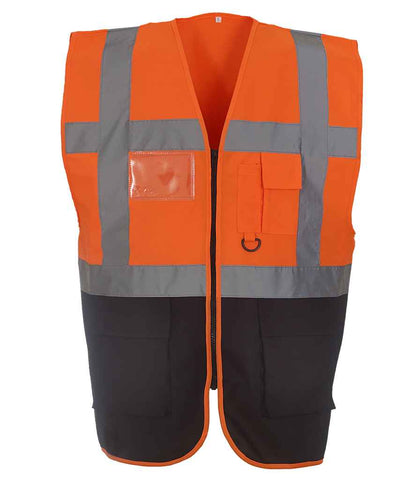 BPTH Executive Waistcoat Orange/Navy
