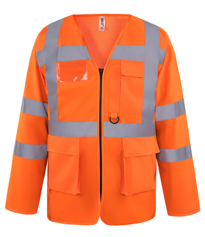 KRG Transport Executive Long Sleeve Waistcoat - Orange