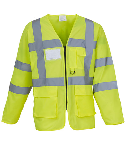 BPTH Executive Long Sleeve Waistcoat - Yellow