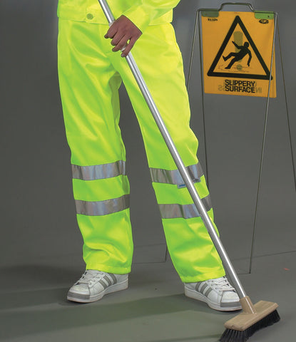 Jays Hi Vis Poly-Cotton Trousers - Yellow