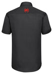 APE Short Sleeve TAILORED Poplin Shirt - Black