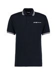 AGM Services Tipped Polo Shirt - Navy/White