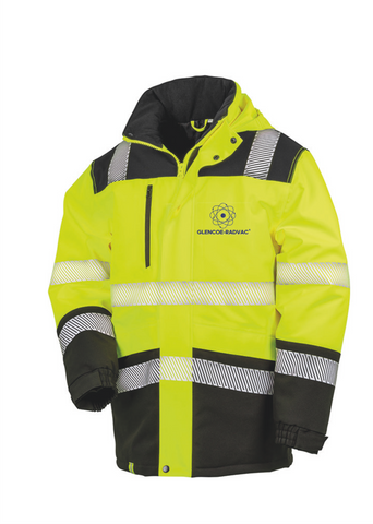 Glencoe-Radvac Hi-Vis Extreme Tech Soft Shell Safety Jacket