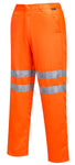 RTK Group Hi Vis Poly-Cotton Trousers - Orange