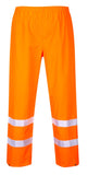 Portwest Hi Viz Waterproof Over Trousers - Orange/Yellow