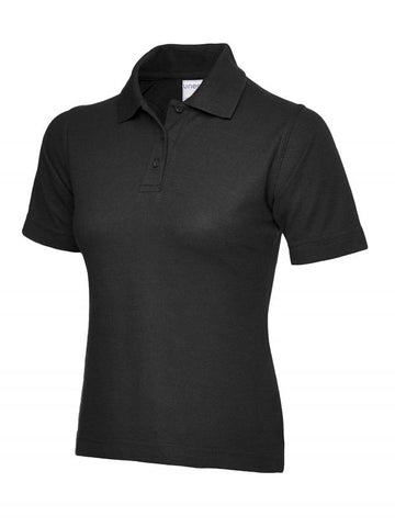 Keedwell Konnect Ladies Ultra Cotton Polo Shirt - Black