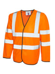 RTK Group Hi Viz Waistcoat Long Sleeved - Orange