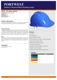 Jays HPC White Safety Helmet inc. Chin Strap